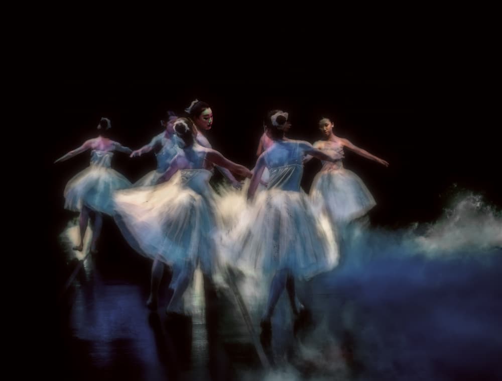 Ethereal Ballet Dancers by Mia Meng — canvas wall art
