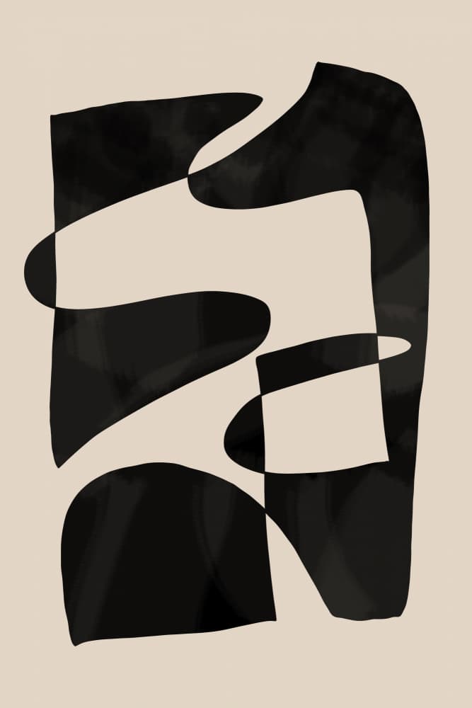Fluid Abstract Shapes by Melloi Art Prints — canvas wall art
