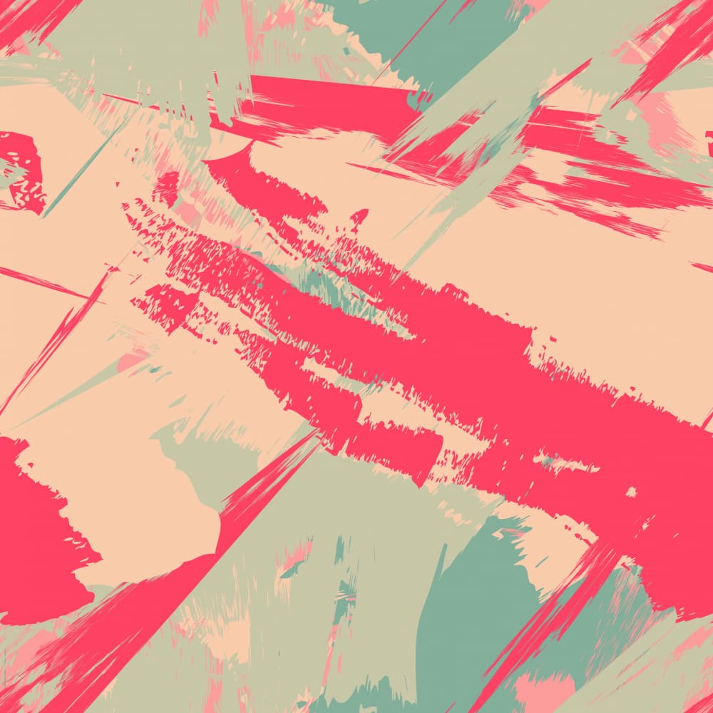 Colorful Abstract Brushstrokes by Marika Barsrsind — canvas wall art