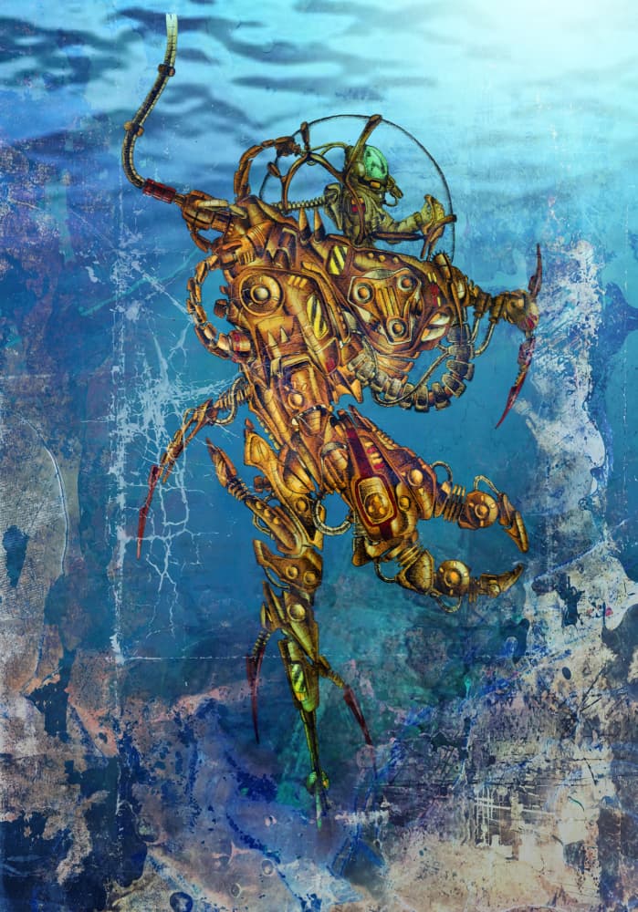 Deepsea Robot Explorer by Rafal Kulik — canvas wall art