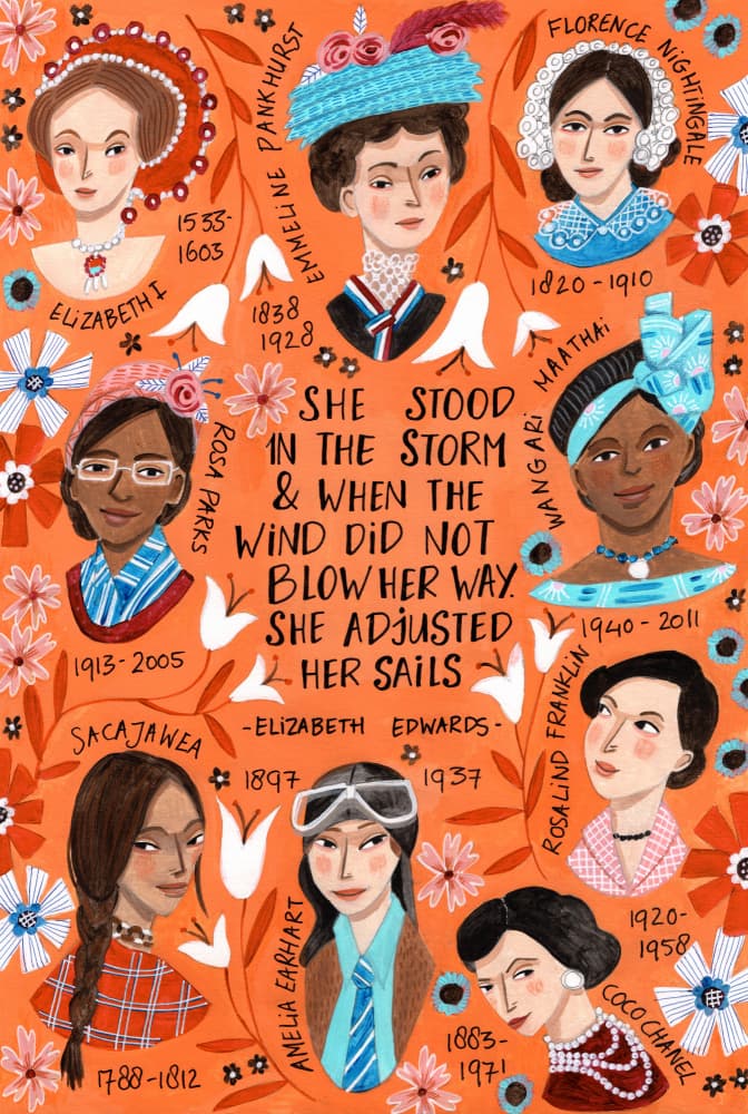 International Women's Day by Caroline Bonne Müller — canvas wall art