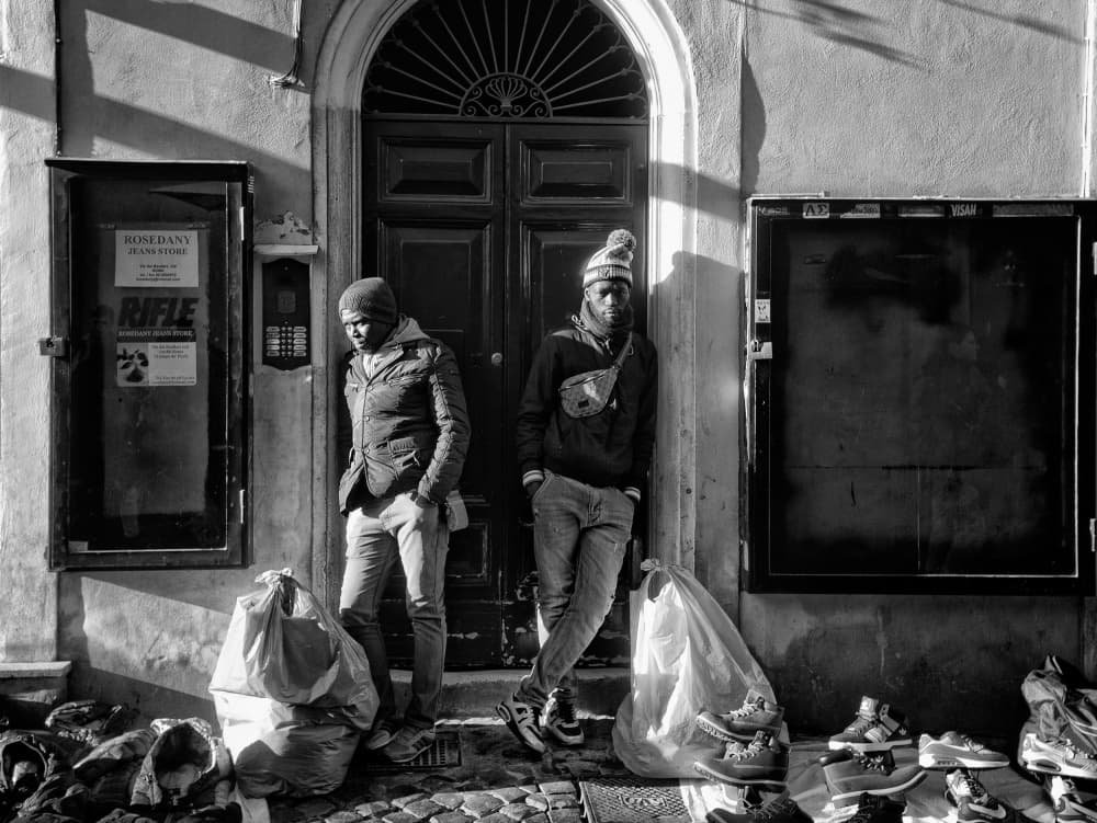 City Street Fashion by Lorenzo Grifantini — canvas wall art