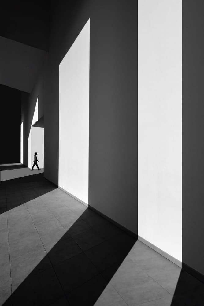 Architectural Light Walk by Florentinus Joseph — canvas wall art