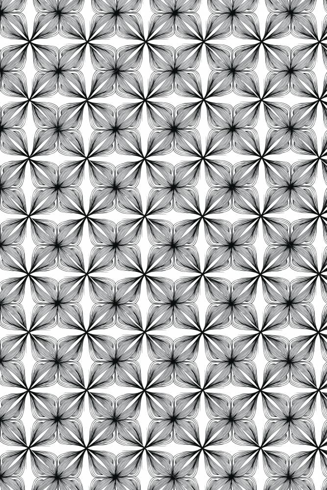 Dynamic Floral Geometry by cartissi — canvas wall art