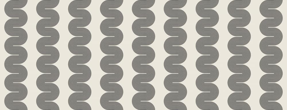 Wavy Line Pattern by Vitor Costa — canvas wall art