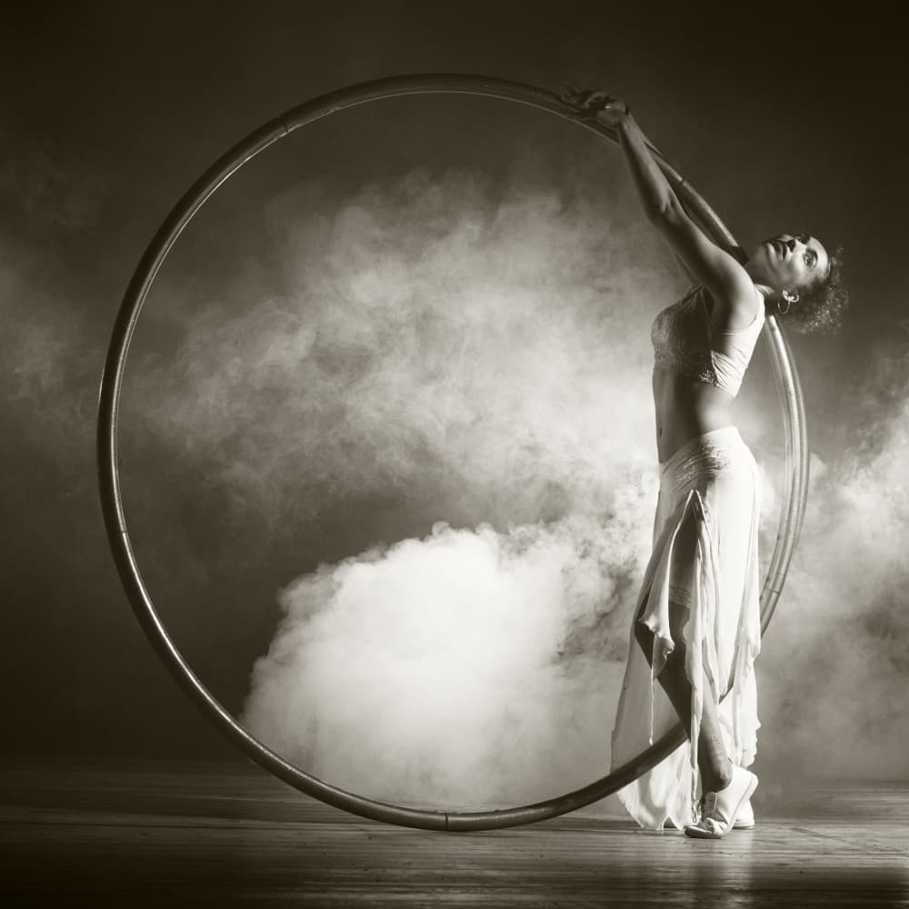 Ethereal Hoop Performance by Rachel Pansky — canvas wall art