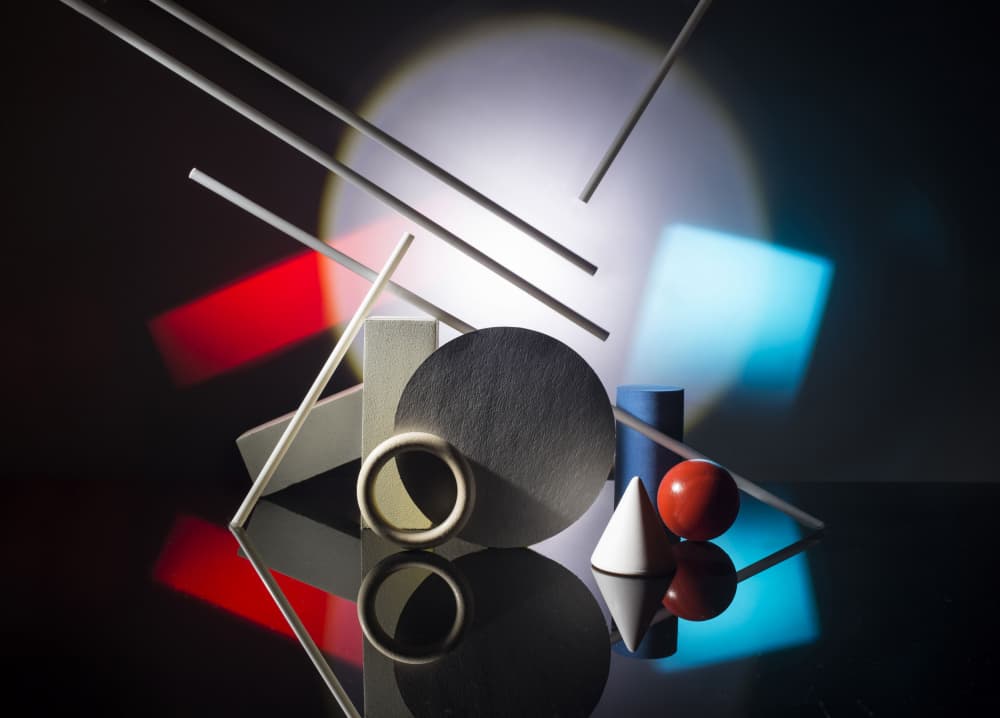 Geometric Light Play by Evgeniy Popov — canvas wall art