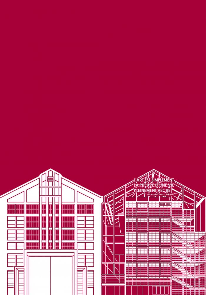 Minimalist Buildings French Quote by zaglono — canvas wall art