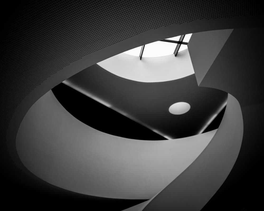 Abstract Architectural Curves by Luis Borges Alves — canvas wall art