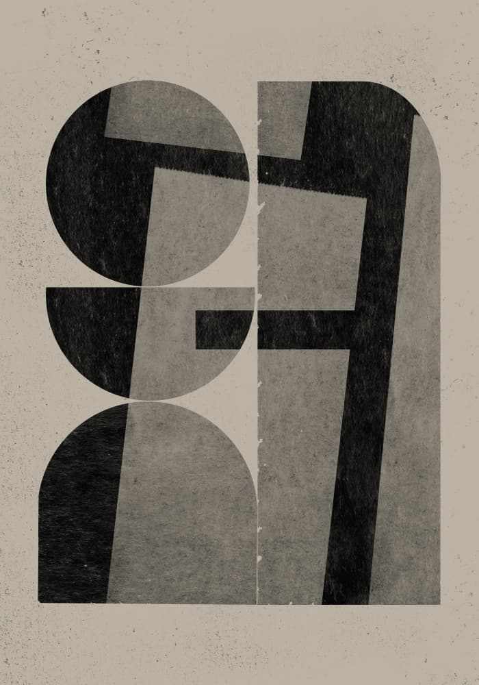 Geometric Harmony by THE MIUUS STUDIO — canvas wall art