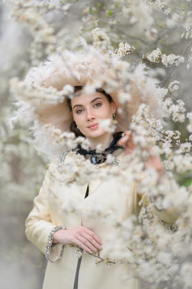 Elegant Spring Portrait by Tanya Markova — canvas wall art