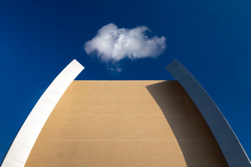 Skyward Curve Cloud by Azriel Yakubovitch — canvas wall art