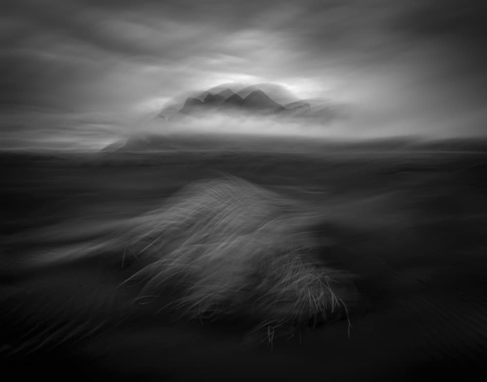 Blurred Mountain Landscape by Irene Wu — canvas wall art