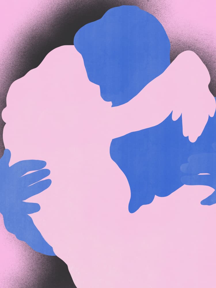 Loving Embrace by Little Dean — canvas wall art
