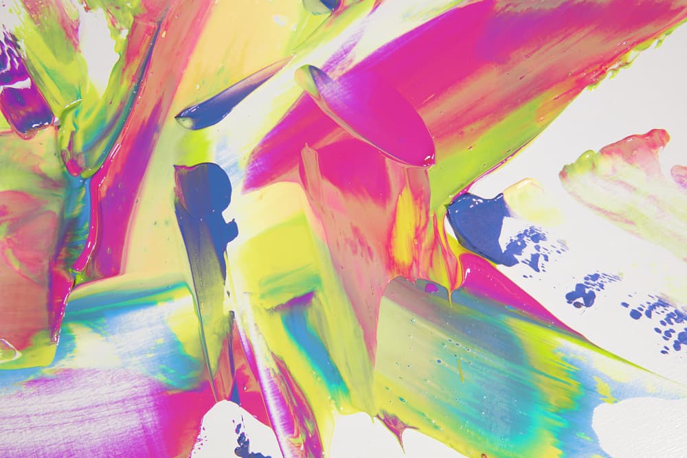 Vibrant Abstract Strokes by Julia Ramiro — canvas wall art
