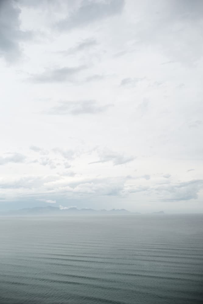 Misty Ocean Calm by Shot by Clint — canvas wall art