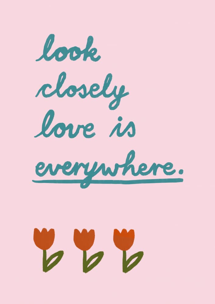 Love Everywhere Tulips by Marina Alaburic — canvas wall art