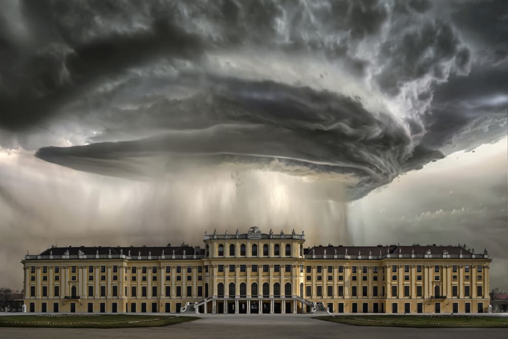 Grand Palace Storm by Marcel Egger — canvas wall art