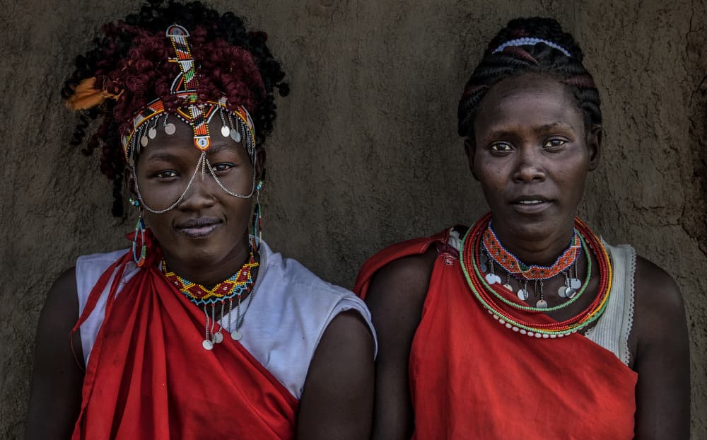 Traditional African Women by Joxe Inazio Kuesta Garmendia — canvas wall art