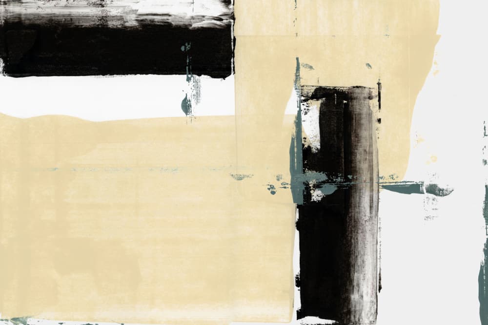 Neutral Geometric Abstract by cartissi — canvas wall art