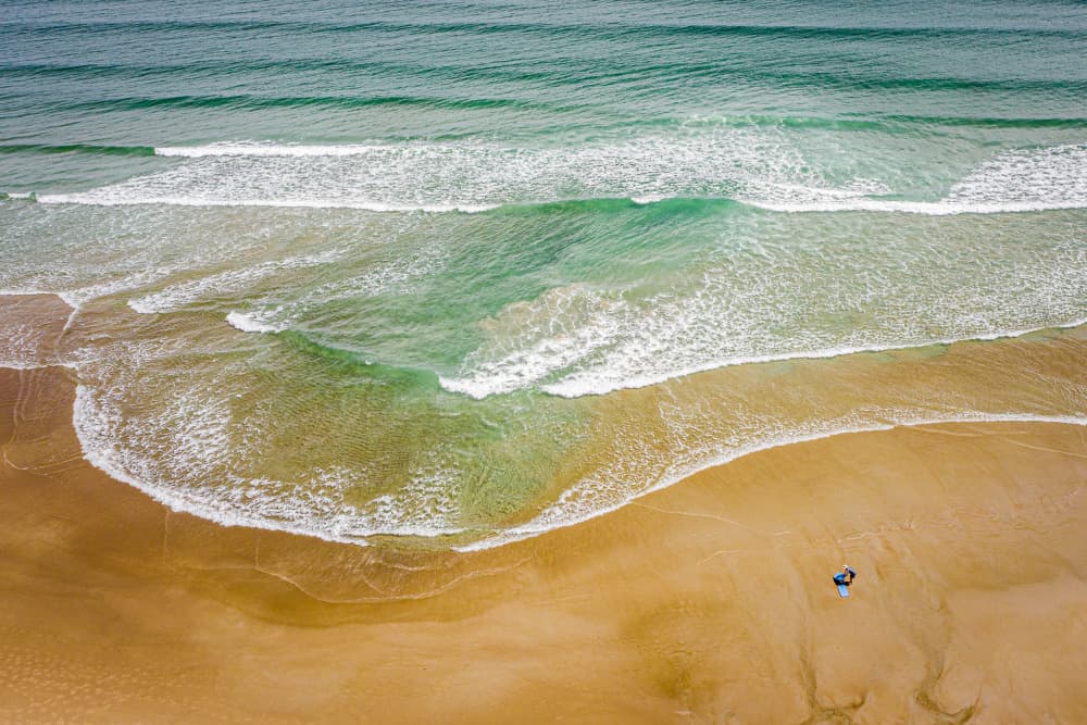 Turquoise Beach Serenity by Ed Esposito — canvas wall art