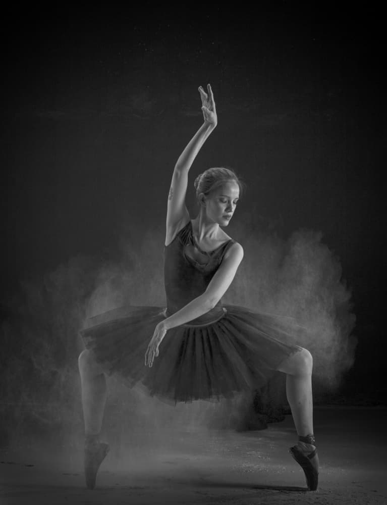 Graceful Powder Dance by Angela Muliani Hartojo — canvas wall art