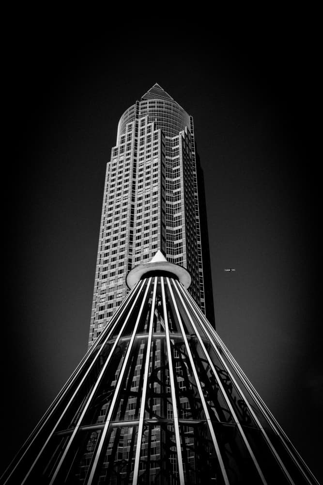 Modern Skyscraper View by Kilian CabGuy — canvas wall art
