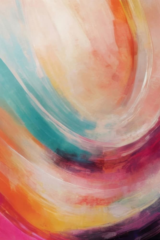 Vibrant Color Swirl by Alpenglow Workshop — canvas wall art