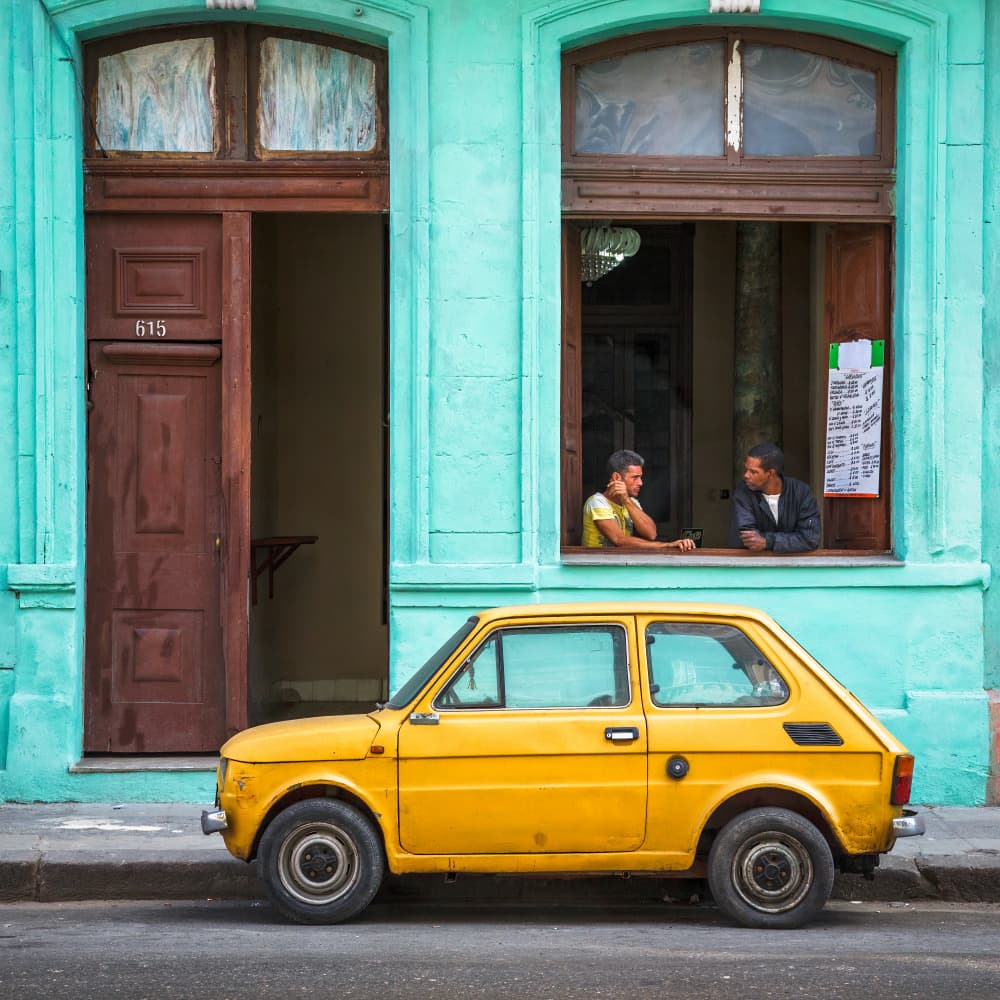 Vibrant Street Corner Life by Bjorn Bjornson — canvas wall art