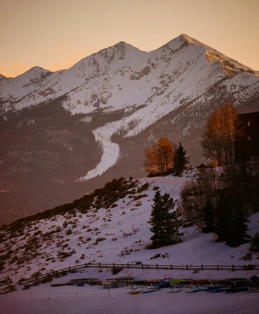 Golden Hour Mountains by Del Mundo Imagery — canvas wall art