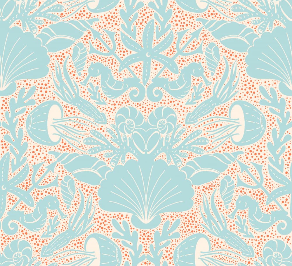 Whimsical Ocean Pattern by Annick — canvas wall art