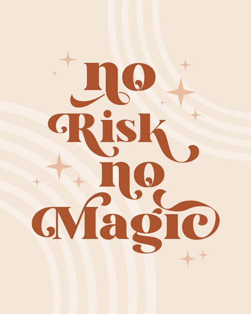 Inspirational No Risk Magic by KsanaKalpa — canvas wall art