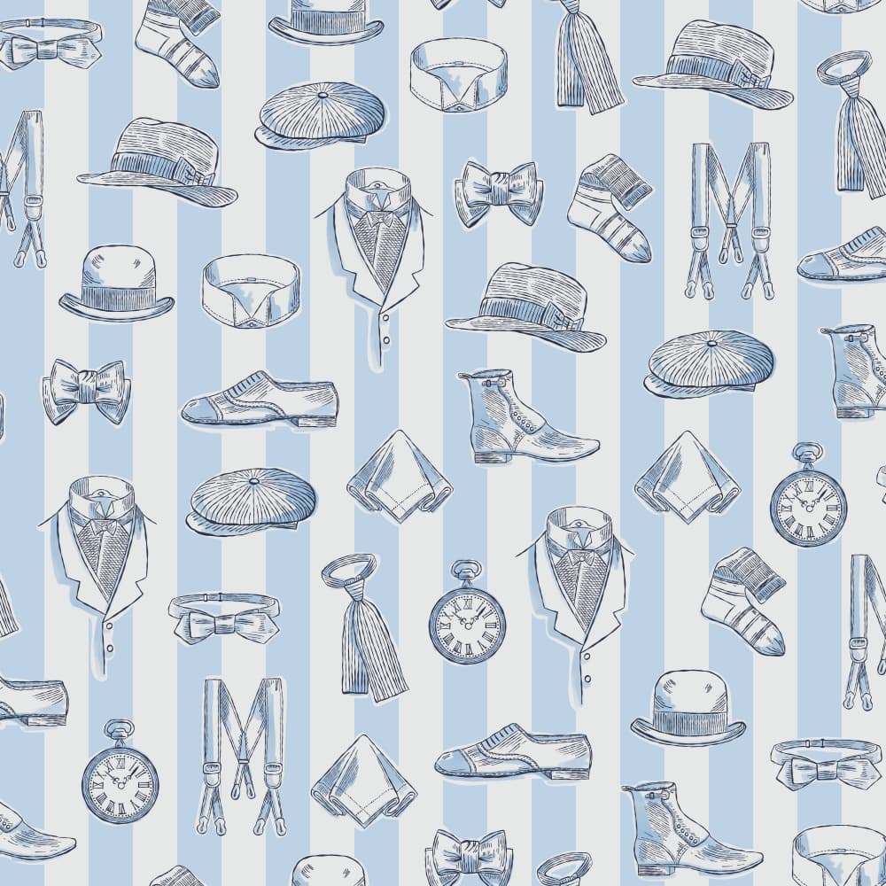 Dapper Gentleman's Style by Alexandra Weise — canvas wall art