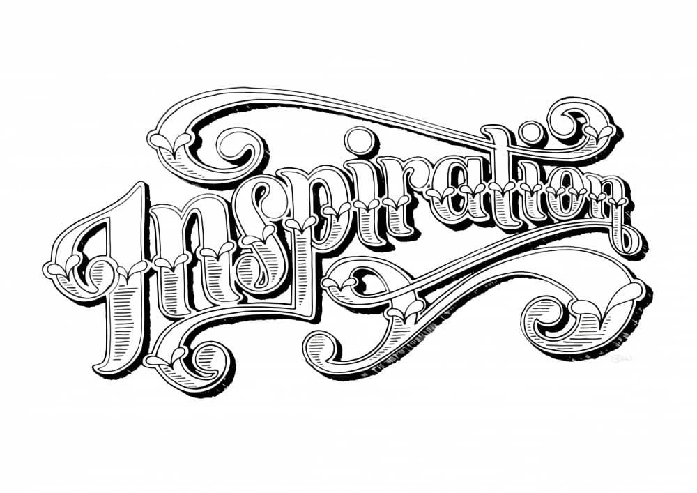 Inspirational Hand Lettering by Sofie Björkgren-Näse — canvas wall art