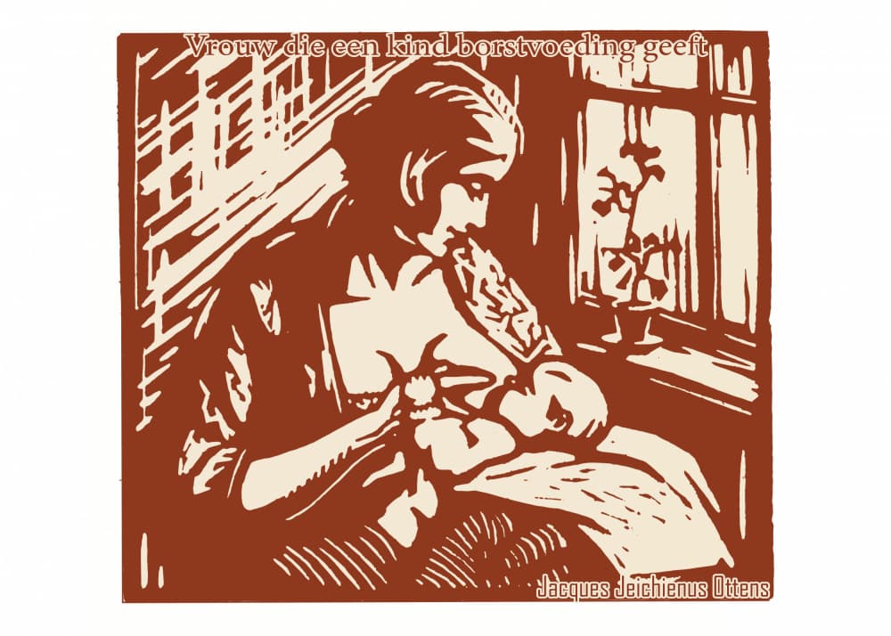 Mother And Child Nursing by Doa Project — canvas wall art