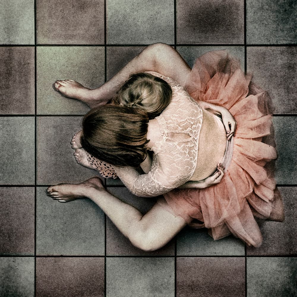 Dancer's Quiet Reflection by Ton Dirven — canvas wall art