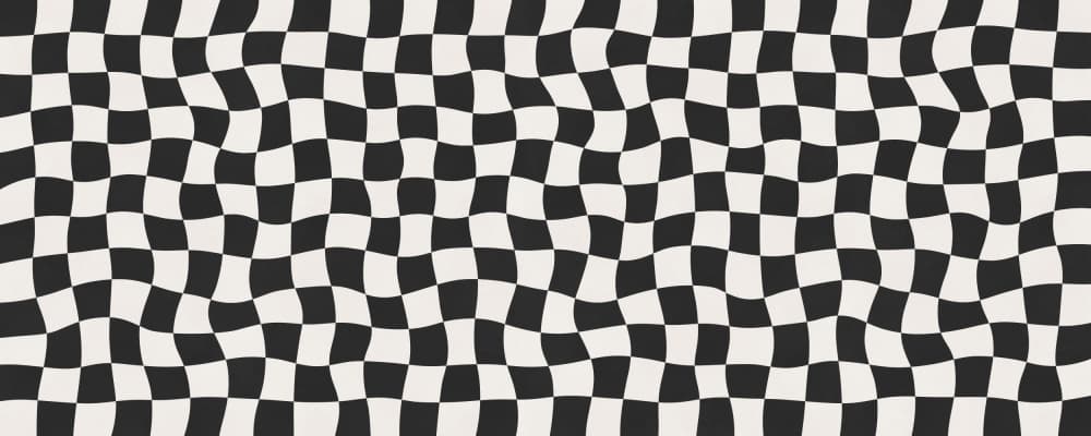Groovy Wavy Squares by Vitor Costa — canvas wall art