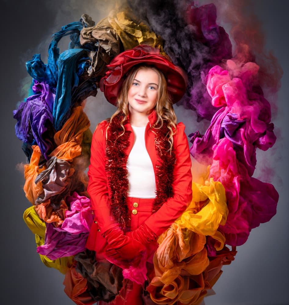 Colorful Fashion Woman by Lee Kershaw — canvas wall art