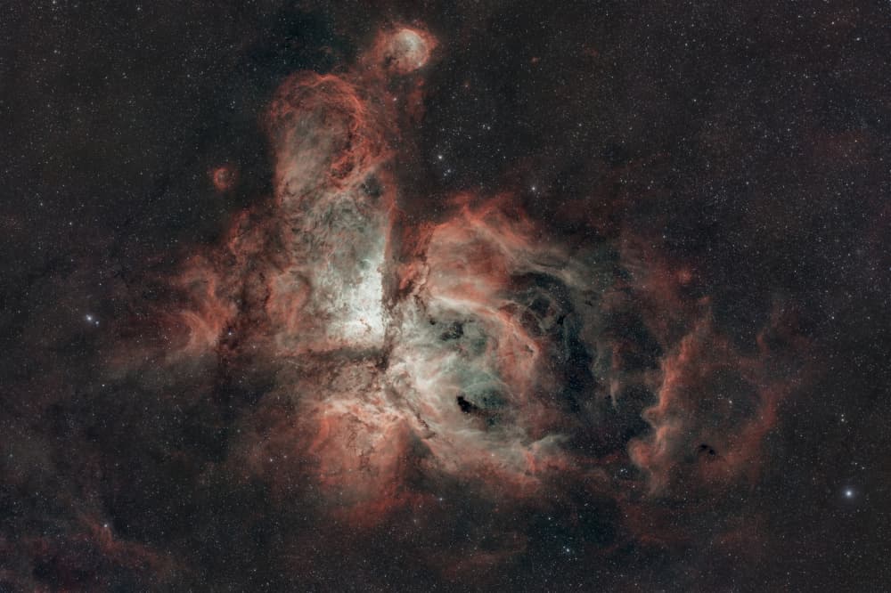 Ethereal Cosmic Pillars by James Zhen Yu — canvas wall art
