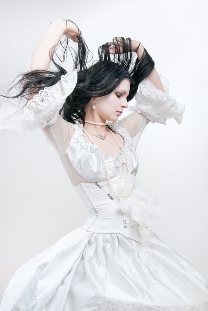 Gothic White Elegance by Adam Wasilewski — canvas wall art