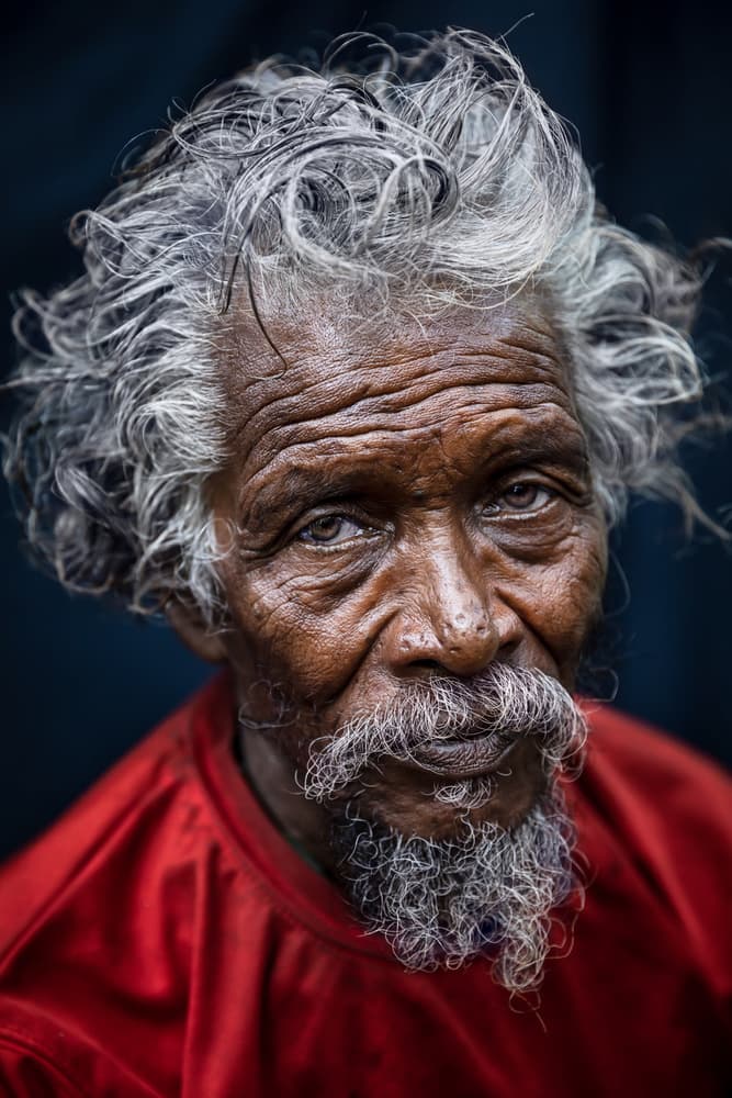 Wise Man Portrait by Richard Huang — canvas wall art