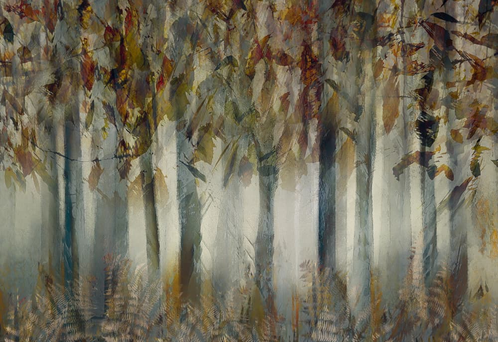 The dark forest by Nel Talen — canvas wall art