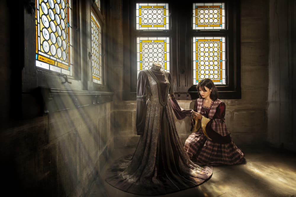 Seamstress in Sunlight by Grigore Roibu — canvas wall art