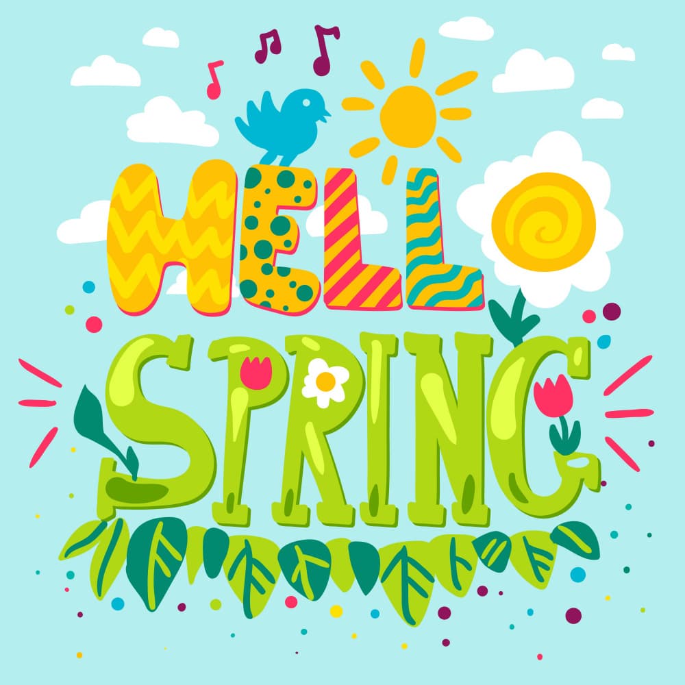 Hello Spring Sunshine by Marika Barsrsind — canvas wall art