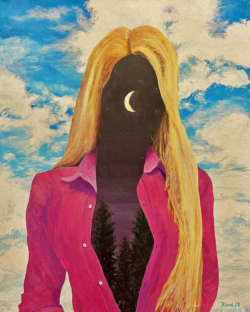 Mysterious Nature Woman by Tom Blood — canvas wall art