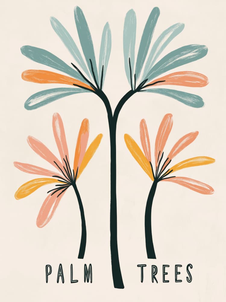 Tropical Elegance by Treechild — canvas wall art