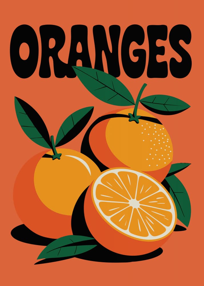 Vibrant Oranges