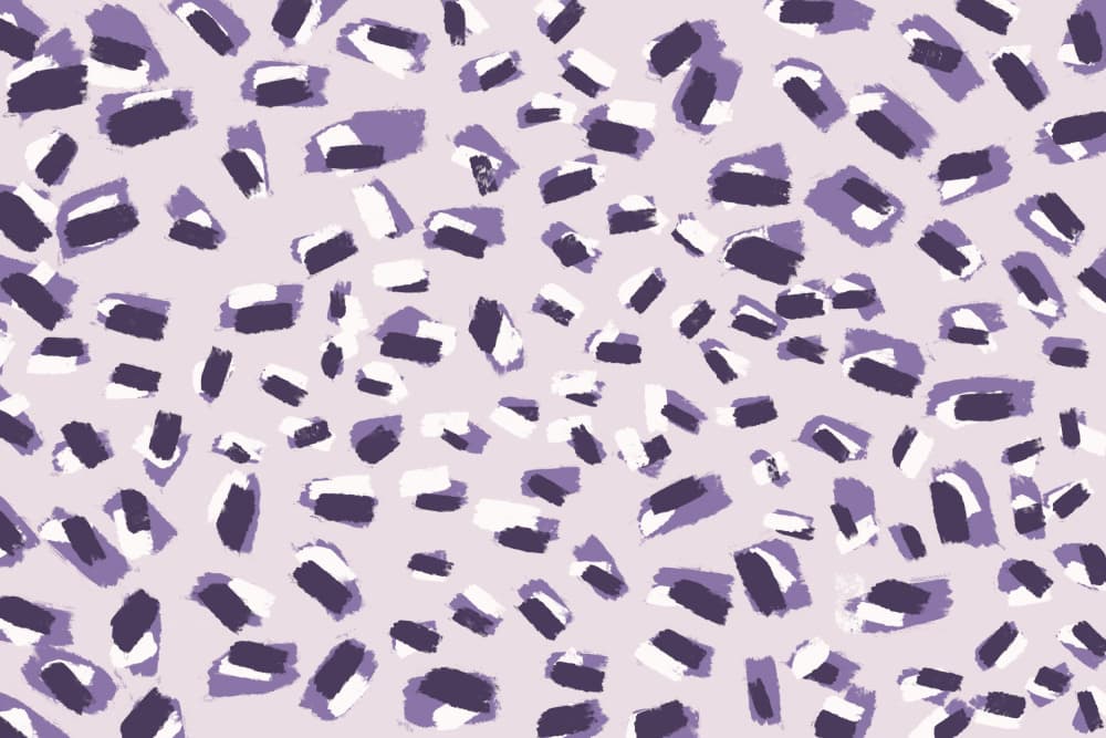 Purple Brush Dance by Treechild — canvas wall art