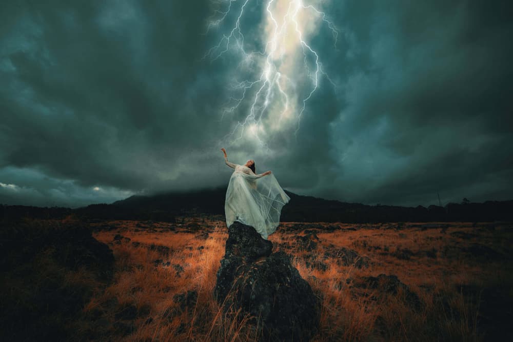 Summoning the Storm by Nick Amanda — canvas wall art