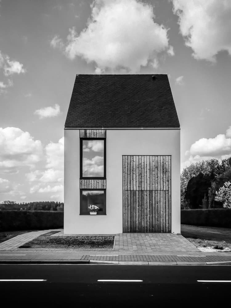 Modern House Reflection by Luc Vangindertael (laGrange) — canvas wall art
